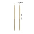 thumbnail image 2 of unbranded 4Pcs Golden Cuticle Pusher nail Remover For Manicure And Home Use, 2 of 8