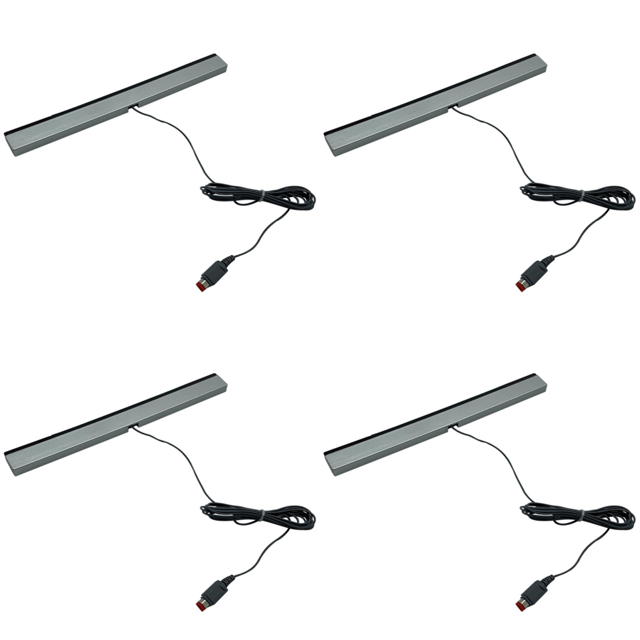 Game Move Barra Remota Tira Sensor Enchufe USB Remoto Wi para Wii/Wii U Rojo