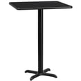 thumbnail image 1 of Flash Furniture 30Sq Laminate Table-X-Base In Black, 1 of 2