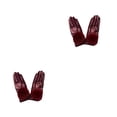 thumbnail image 2 of Sonducket 1 par de guantes térmicos para mujer, pompones a la moda, impermeables, para deportes al aire libre, ciclismo, Snowboard, ciclismo, Rojo 2piezas, 2 of 6