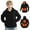 A147 Black, variant on Boys and Girls Winter Heated Hoodie Kids Sweatshirt Warm Clothing Electric Heating Sweatshirt, Winter Thermal Pullover Sweater Long Sleeve Hooded Hoodies with Pockets, Size 4-14