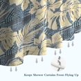 thumbnail image 6 of Pioneer Flower Floral Print Pattern Shower Curtain 36"x72" ,Bathroom Decorative Shower Curtains Set with 12 Hooks,Modern Waterproof Washable Shower Curtain, 6 of 6