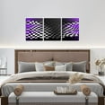 thumbnail image 2 of Erosebridal Racing Flag Canvas Wall Art for Bedroom , Extreme Sports Wall Hanging Decor for Living Room, Purple, 2 of 5