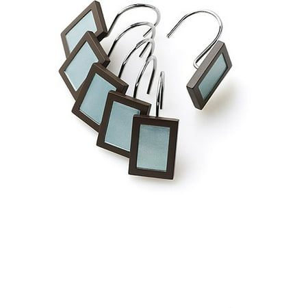 Better Homes and Gardens Gridlock Decorative Bath Collection - 12 Piece Shower Hooks