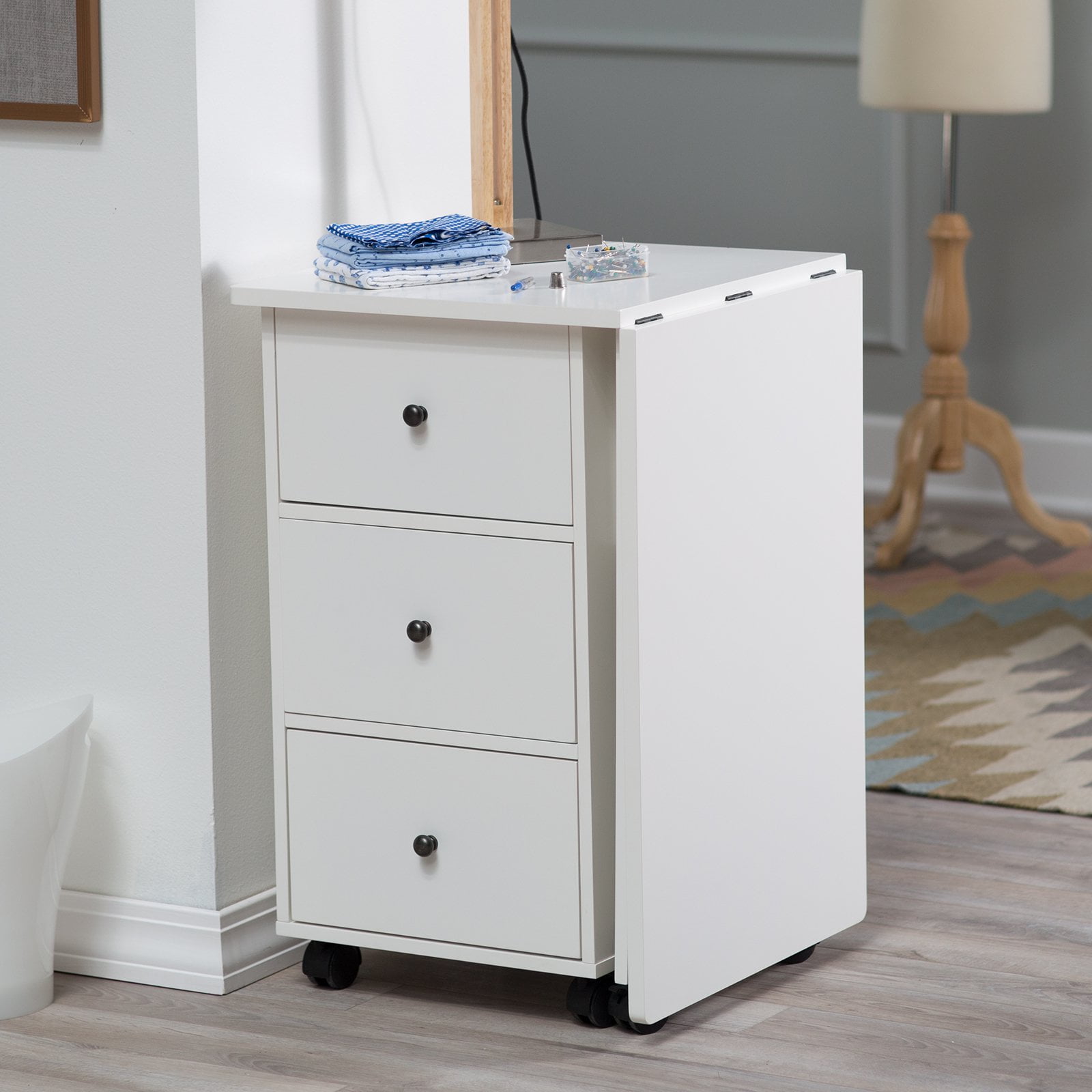 Savannah Folding Mobile Sewing Desk Com