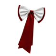 thumbnail image 5 of yotijay Detachable Satin Bow Elegant Fashion Detachable Bow for Outfit Parties Dress Red White, 5 of 9
