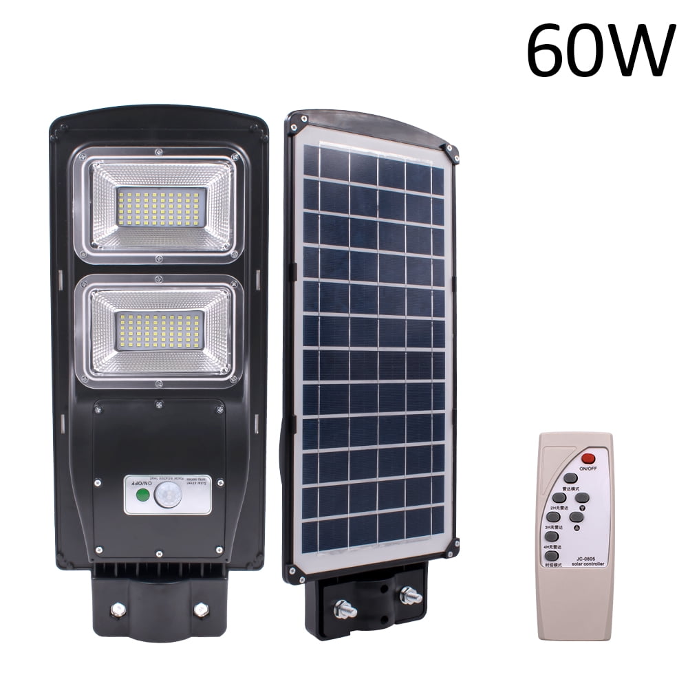 Details about   90000LM LED Solar Street Light IP67 Outdoor Plaza Post Lighting With Remote+Pole 