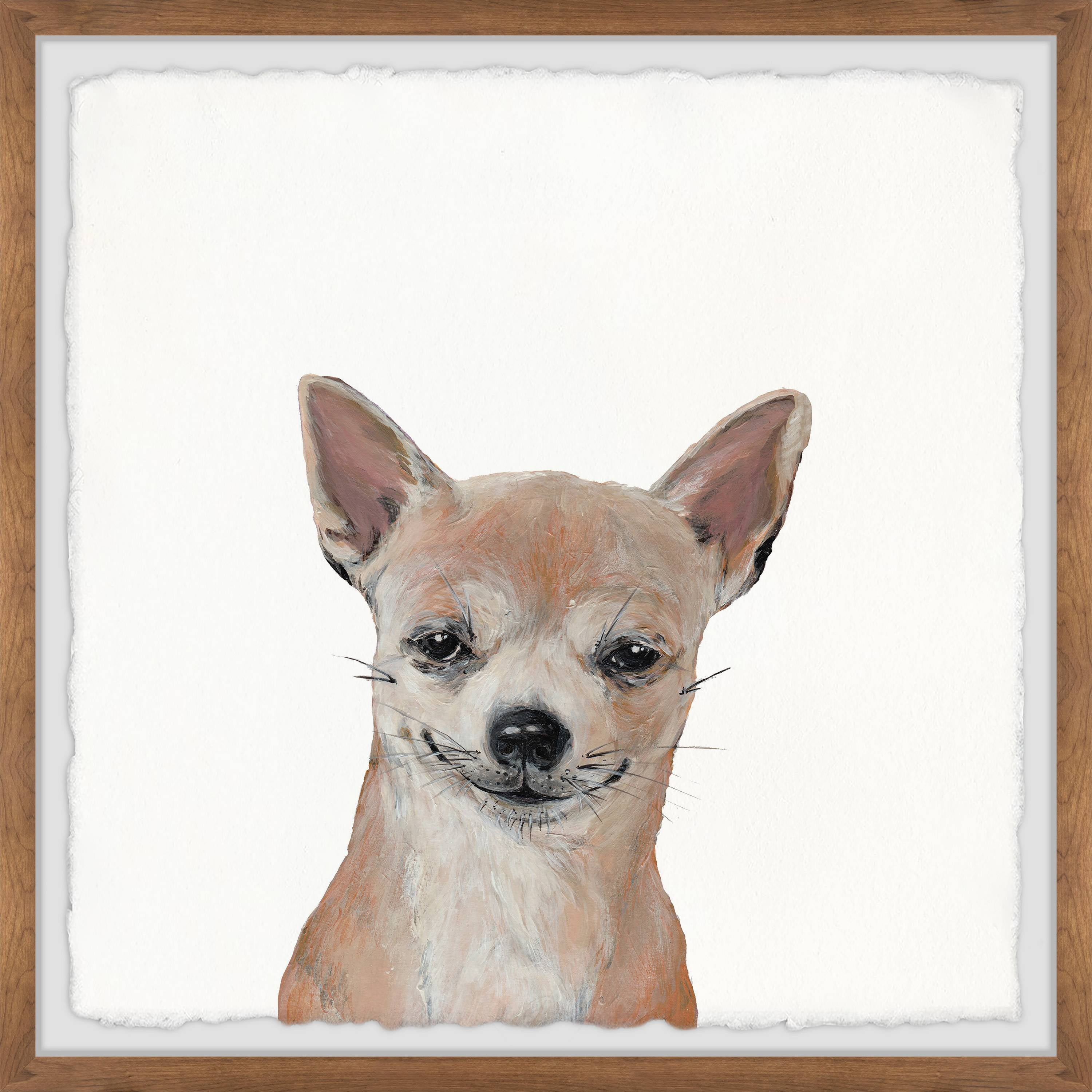 Marmont Hill "Those Sad Eyes" Framed Painting Art Print
