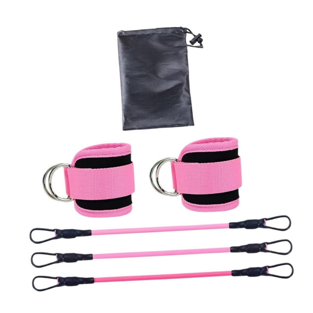 Bandas de resistencia al tobillo, correas de tobillo con bandas de ejercicios de puños para el entrenamiento de piernas glúteos en interiores al aire