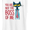 thumbnail image 3 of Pete The Cat - You Are Not The Boss Of Me  - Women's Short Sleeve Graphic T-Shirt, 3 of 6