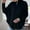 Black, variant on Baqcunre Sweaters For Women Women's Dough Loose Bat Sleeve Half High Neck Knitting Sweater Top Workout Tops Plus Size Tops Black L