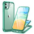 thumbnail image 1 of Funda de teléfono Miracase Glass Series para iPhone 11, color verde claro, 1 of 6