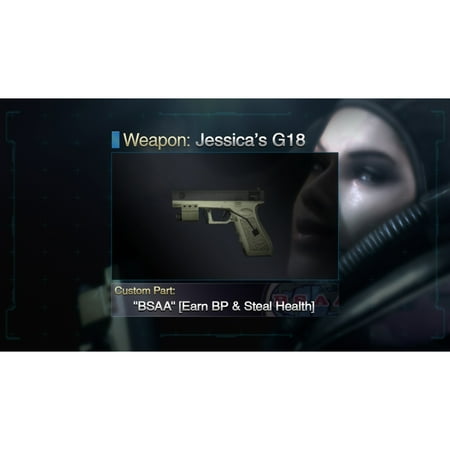 Resident Evil Revelations - DLC - Jessica's G18 + Custom Part: "BSAA", Nintendo, WIIU, [Digital Download], 0004549666178