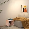 thumbnail image 5 of Miumaeov Nightstand with 3 Drawers Open Shelf Bamboo Bedside Table Storage Sofa Side Stand Cabinet for Bedroom Living Room Dormitory Brown, 5 of 20