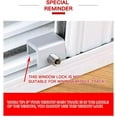 thumbnail image 3 of Cerraduras para marcos de puertas corredizas, ajustables con almohadillas protectoras para evitar rayones, fácil instalación para uso inmediato, que mejoran la seguridad en el hogar y la oficina, 3 of 5