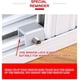 thumbnail image 3 of Cerradura de seguridad con llaves, cerraduras de seguridad para ventanas, fácil instalación sin taladrar, juntas protectoras de aleación de aluminio ajustables para la seguridad de niños y mascotas, 3 of 5
