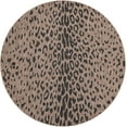 thumbnail image 2 of Unique Loom Outdoor Safari Collection Area Rug - Samburu (6' 1" Round Natural/Light Brown), 2 of 6