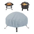 thumbnail image 1 of Outdoor Fire Pit Cover Heavy Duty Windproof Waterproof Fire Pit Round Patio Cover New Gray (85 x 40cm), 1 of 4