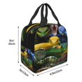 thumbnail image 3 of Disketp Colorful Viper Snake for Insulated Lunch Bag for Women and Men, Perfect for Work, Hiking, Picnic, 3 of 8