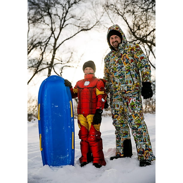 Adult Marvel Retro Comic Print Snowboard Jacket Walmart