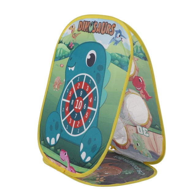 Bean Bags Throw Target Toy, Powerful Detachable Multiring Interesting 2 In 1 Bean Bag Kids Dartboard Toy with Storage Bag for Floor for Lawn for Backyard