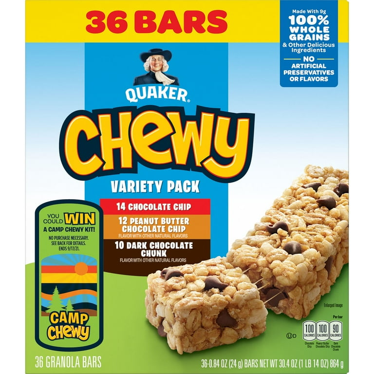 Quaker Chewy Granola Bars Barcode