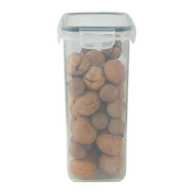 Sealed Storage Jar Box Vacuum Proof Storage Transparent Airtight Jar Kitchen Storage Case with Lid Leakproof Crispers Storage Organizer