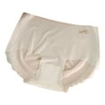 thumbnail image 2 of lulshou Womens Underwear Summer Low-Waist Ice Silk Briefs Seamless Quick-Dry Briefs Underwear, Beige, L, 2 of 3