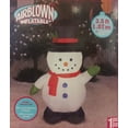 thumbnail image 3 of Gemmy Airblown Snowman with Holiday Top Hat Inflatable, 3 of 4