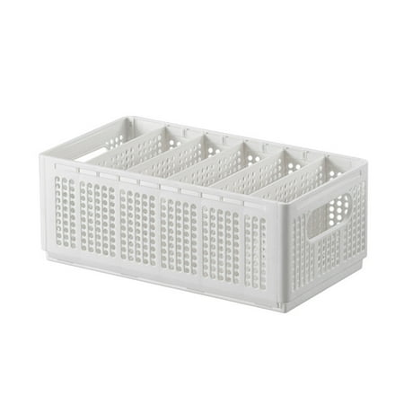 

FTjfrsbc Wardrobe Closet Storage Box Socks Underwear Bras Divider Organizer (6 Grid)