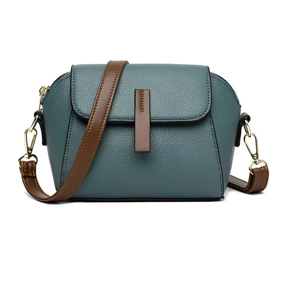 GASTROPOD Light Luxury Soft Leather Trendy and Versatile Crossbody Bag, Women Casual Shoulder Bag, Women Crossbody Bag, Blue