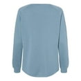 thumbnail image 2 of Independent Trading Co. Women's California Wave Wash Crewneck Sweatshirt PRM2000 Misty Blue S, 2 of 4