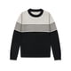 thumbnail image 1 of Bienzoe Niños Larga Manga Jersey: Niños Cuello Redondo Algodón Jacquard Jersey - Informal Punto para Otoño Invierno Colegio Negro Tamaño 10, 1 of 11