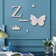 thumbnail image 3 of Ramiter Six Patterned Wall Stickers Home Decoration Acrylic Wall Stickers 3d Three Character Creative Wall Stickers, 3 of 4