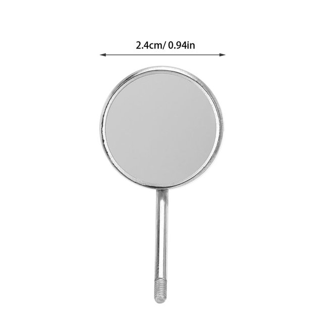 Espejo De Boca Dental 20 Piezas Dental Boca Espejo Cabeza Acero Inoxidable Odontoscopio Espejo Accesorio Espejo Dental Espejo Dental Desechable EcolÓgico Y Seguro Tipo A ANGGREK Otros