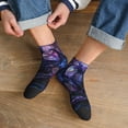 thumbnail image 3 of Rocae Fantasy Dragon In Cathedral for Premium Adult Socks,Comfortable, Breathable, and Durable Socks, Perfect for Everyday Wear, 3 of 7