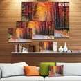 thumbnail image 4 of Designart Road in Beautiful Autumn Forest Canvas Wall Art, 4 of 4