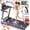 Manual Incline - 9MPH, variant on Treadmill 300 LB Capacity for Home with Incline, Folding Electric Running Walking Treadmill, Portable Treadmill for Home Use, 7.5 MPH, Smart Apps, 64+7 Programs, Bluetooth Speakers