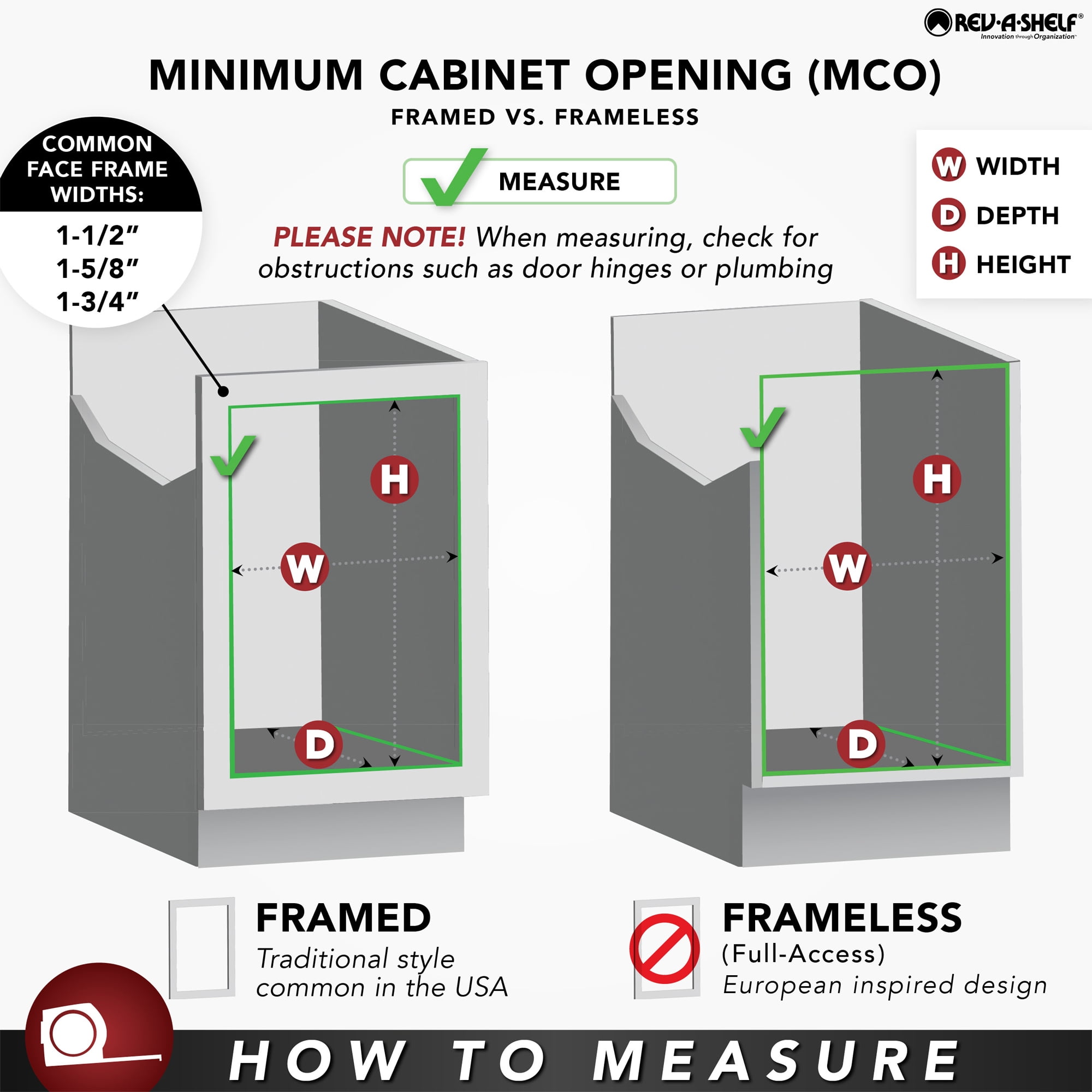 Rev-A-Shelf Trim to Fit Shallow Drawer Organizer, 33.11" x 21.97", 4WUTCT-36SH-1