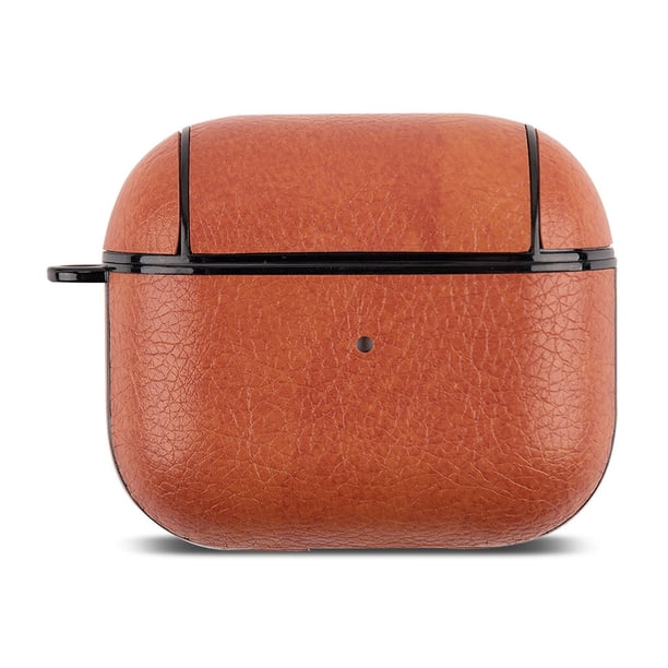 Methold Estuche para auriculares Protector de cubierta profesional portátil Mosquetón Indicador visual Reemplazo de regalo para 3 Marrón Type3 NO3