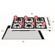 thumbnail image 5 of Combo Parrilla a Gas Disa Home PAEM6/CAMPC60C 6 Quemadores Acero Inox y Campana Cristal 60 cm, 5 of 10