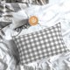 thumbnail image 5 of Balery Gray Checkboard Funda de Cojín Estampada, Regalos para Mujeres, Regalos de Amor para Ella, Regalos para Novia o Esposa, Funda de Almohada-14"x20", 5 of 6