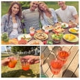 thumbnail image 4 of Greentainer Plastic Cups StackableReusable Drinking Glasses Apartment Essentials. Mugs for Family Gatherings, Parties, Picnics,Unbreakable ,Lightweight Tumbler Dishwasher Safe 12PCS 350ml BPA Free, 4 of 9