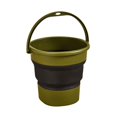 thumbnail image 2 of JingChun Collapsible Bucket Cleaning Bucket Mop Bucket Folding Foldable Portable Small Plastic Water Supplies for Outdoor Garden Camping Fishing Car Wash Space Saving Green Round A One Size, 2 of 5