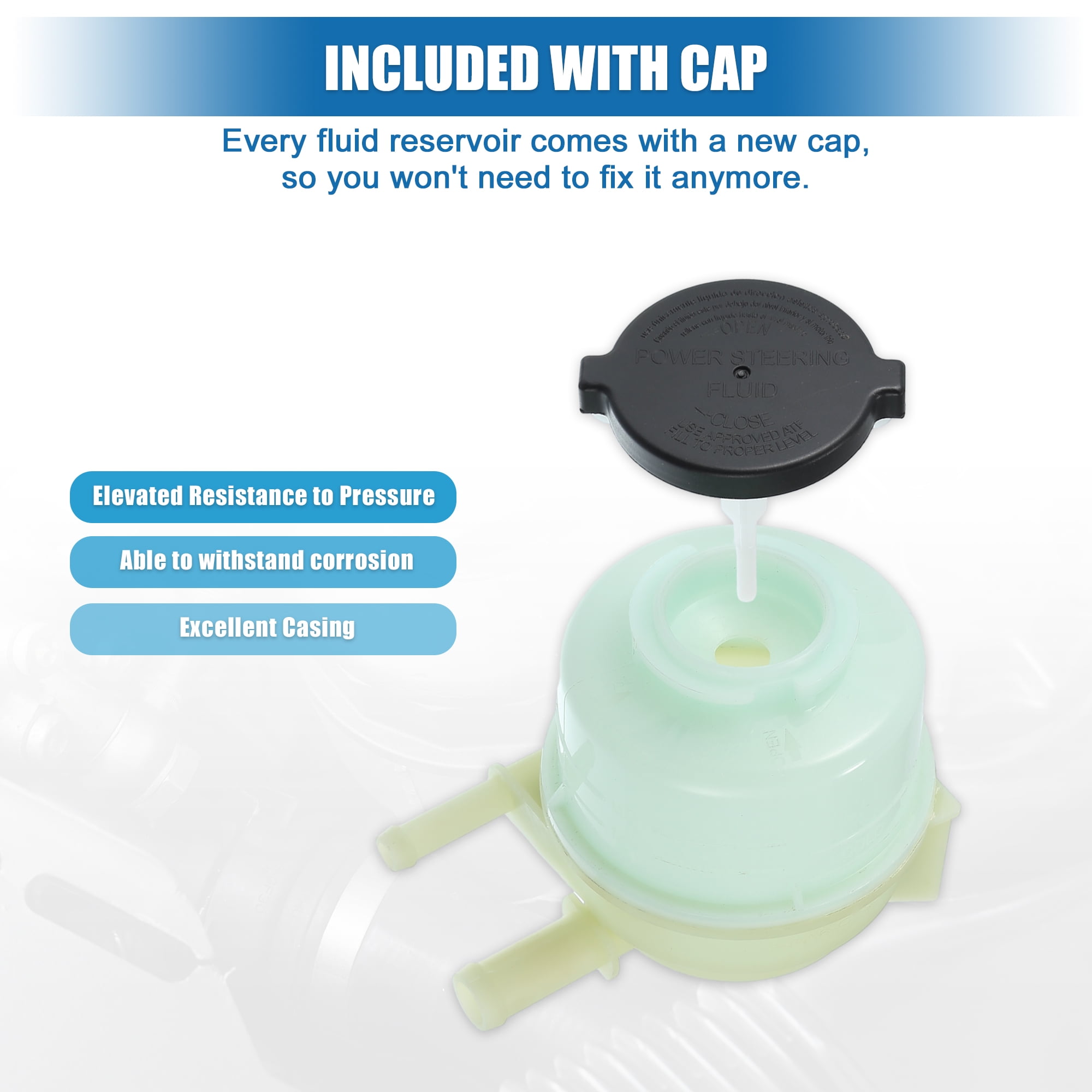 Unique Bargains Automotive Power Steering Reservoir No.4436006030 for Toyota Camry 2002-2011 for Toyota Avalon 2005-2012