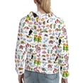 thumbnail image 7 of Sigee Cartoon Wild Animals for Women's Pullover Hoodie Sweatshirts Adult Casual Long Sleeve Sweatshirts ,Sizes S-2XL-Large, 7 of 7