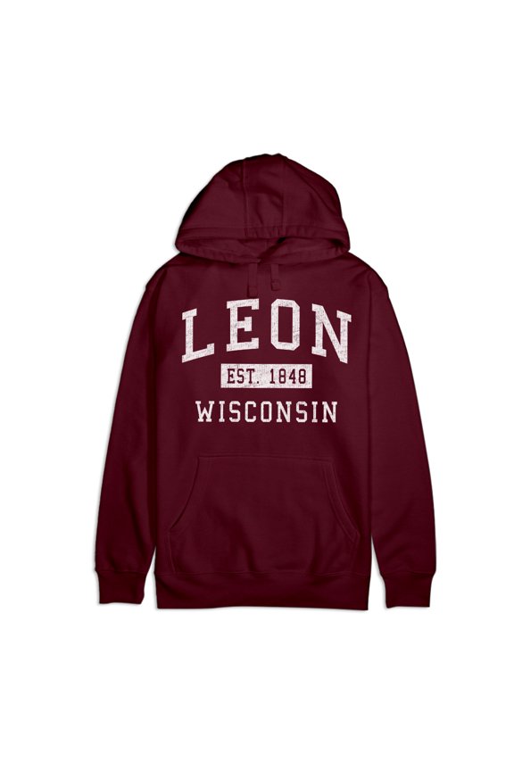 Leon Wisconsin Classic Established Premium Cotton Hoodie