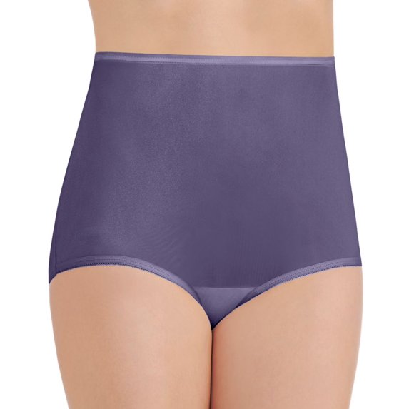 Women's Vanity Fair 15712 Perfectly Yours Ravissant Tailored Brief Panty (Blue Charcoal 10)
