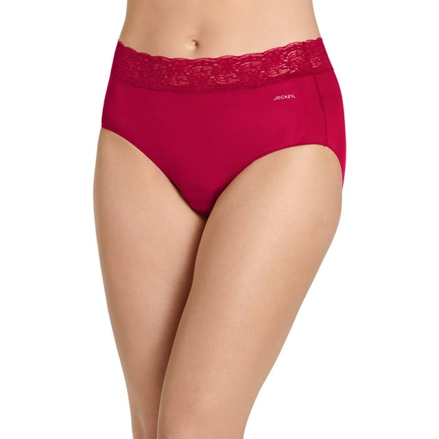Jockey No Panty Line Promise Tactel Lace Hip Brief