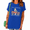 Blue, variant on Women's Weirdcore Dressed Frog Coffee Mushroom Graphic Short Sleeve T-Shirts Navy Blue Tops